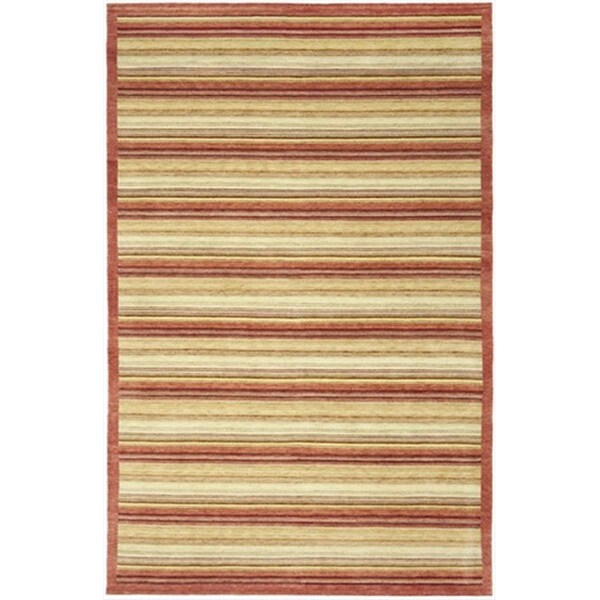 Safavieh 9 x 12 ft. Rectangle Contemporary Tibetan Rust Hand Knotted Rug TB357A-9 - main